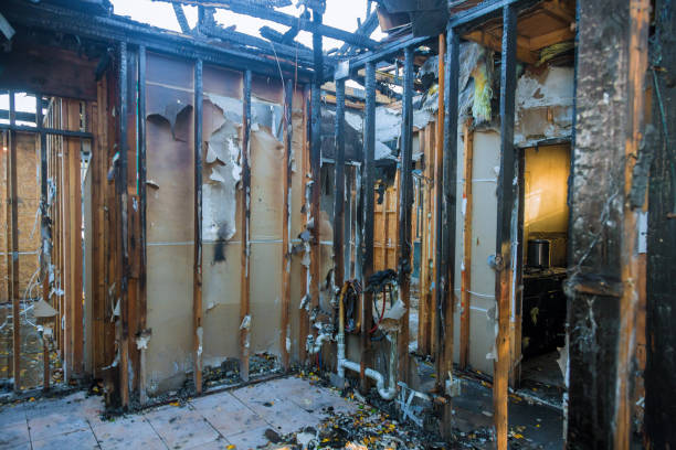 Professional Fire Damage Removal technician working in Mineral Point, WI